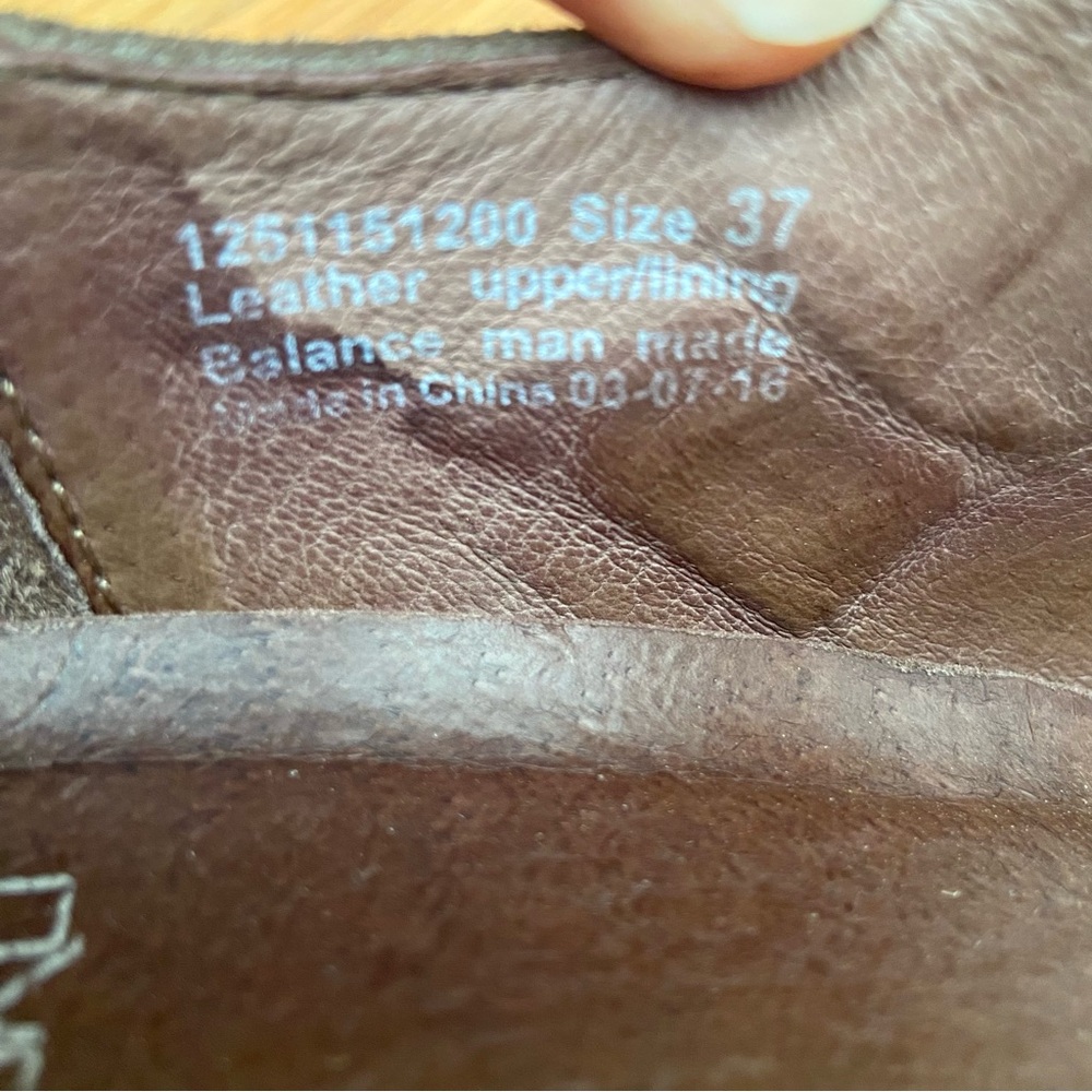 Dansko Women's Sandra Mary Jane Wedge Brown Suede Shoes Size 37 Classic Boho - Picture 12 of 12